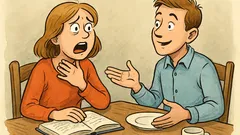 Witz: Oh Gott, ich schluckte eine Stecknadel