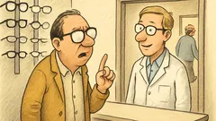 Witz: Ein Mann betritt ein Optikergeschäft und...