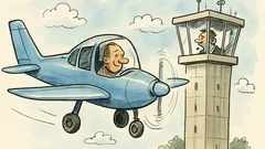 Witz: Ein Ostfriese funkt den Tower an...