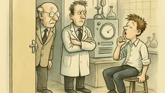 Witz: Der Professor kommt ins Labor und...