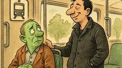 Witz: Lieber schwarzfahren, als grün anzulaufen