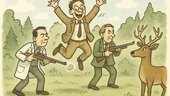 Witz: Ein Arzt, ein Anwalt, ein Statistiker jagen